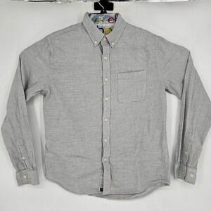 The Normal‎ Brand Shirt Mens Medium Button Up Long Sleeve Casual Preppy Striped